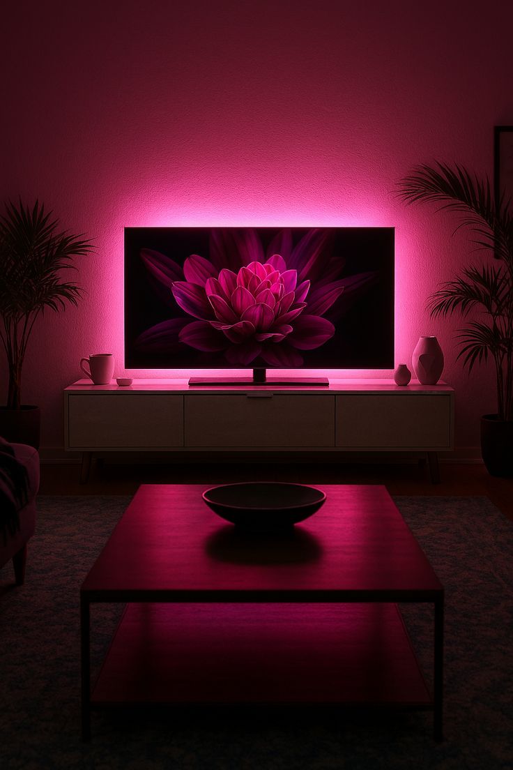 AuraGlow Luxury Smart RGB LED Strip Lights: Premium Flexible Ribbon Tape with Seamless App Control & Dynamic Colour Modes for Ambient Bedroom & Home Decor