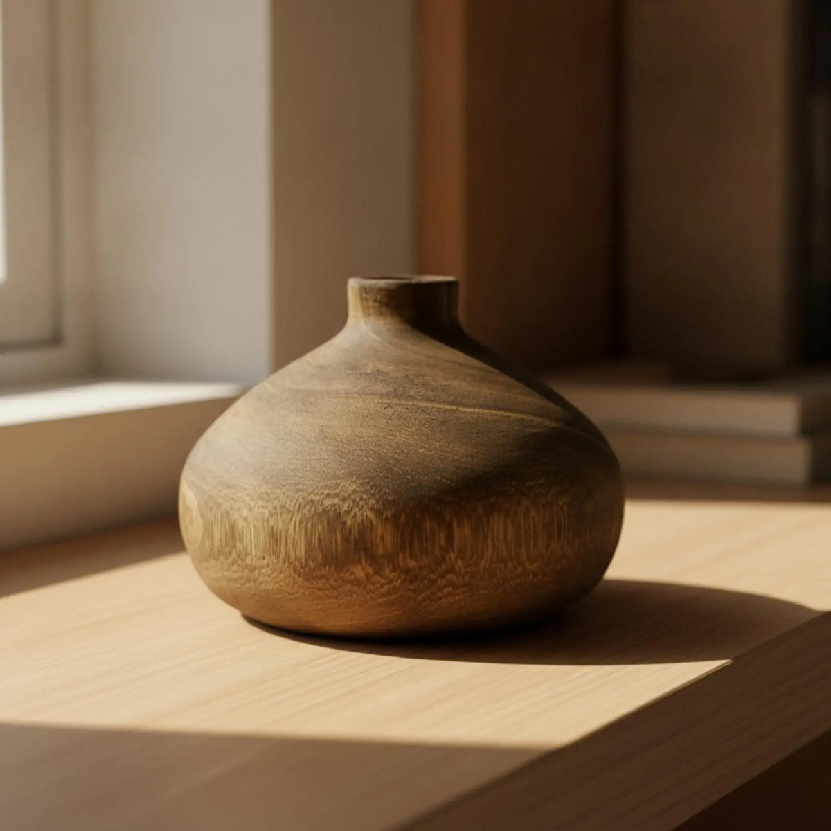 Valmere wooden vase product detail